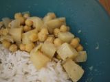 Sweet Coconut, Celeriac and Chickpea Curry